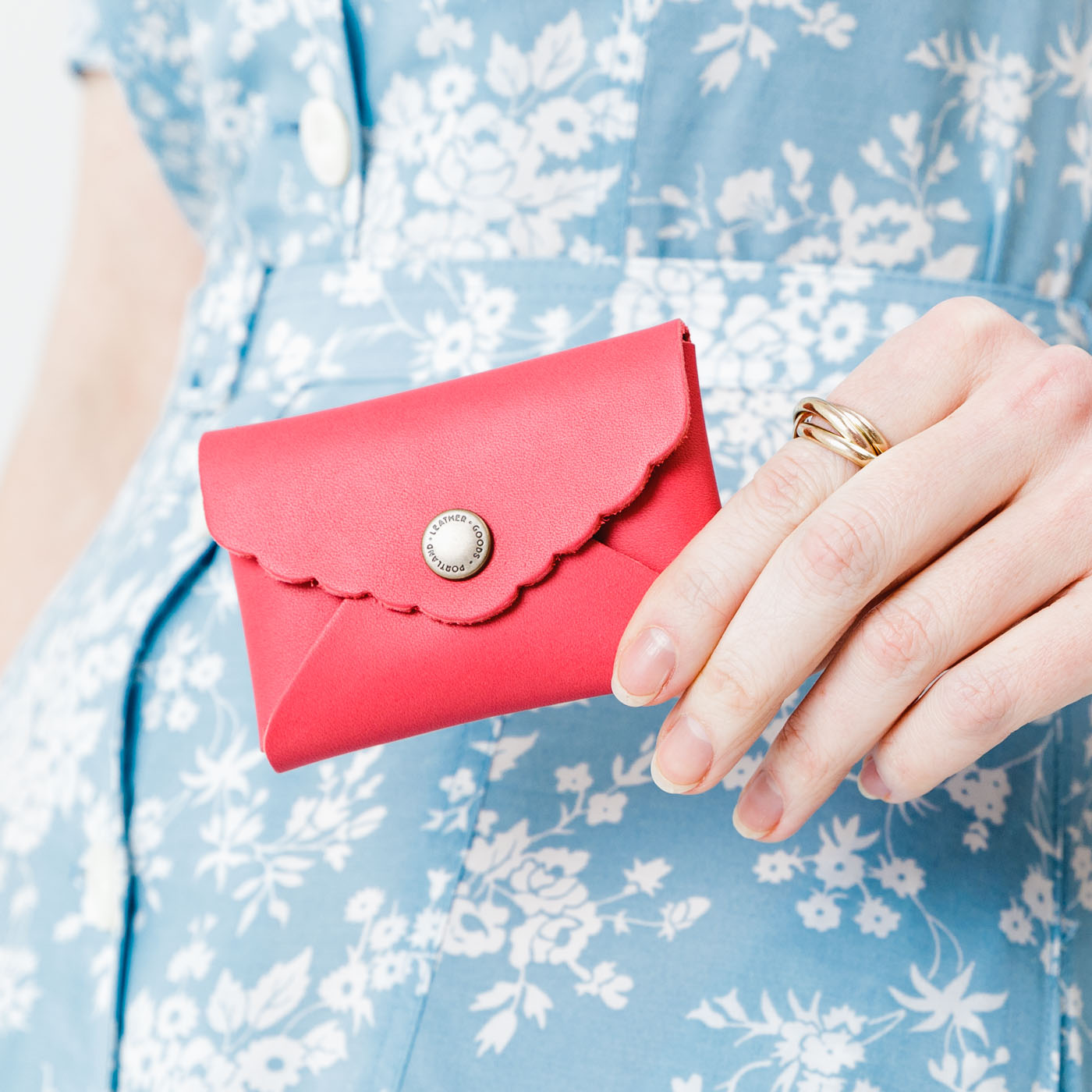 Portland Leather Goods Mini Daisy Wallet