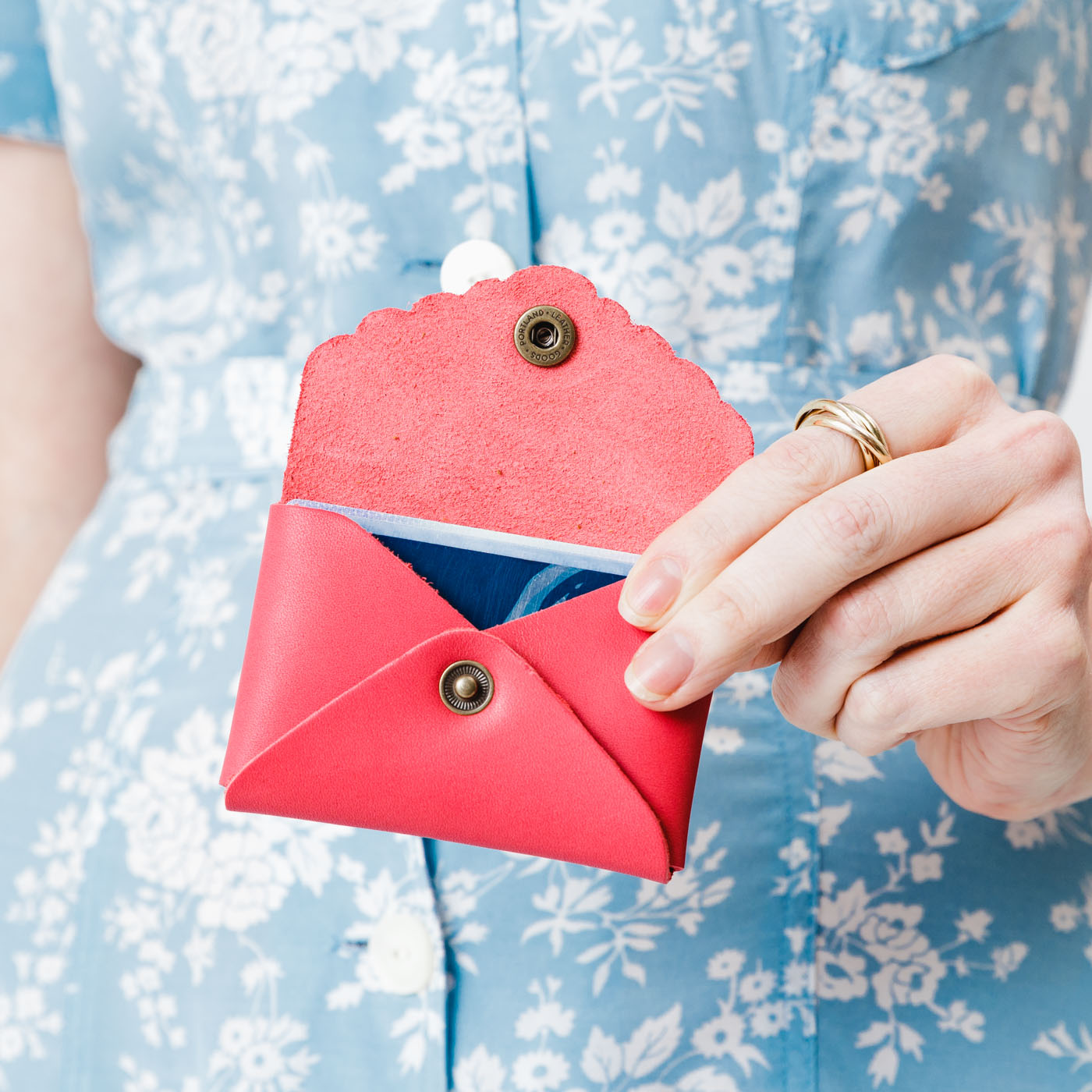 Portland Leather Goods Mini Daisy Wallet