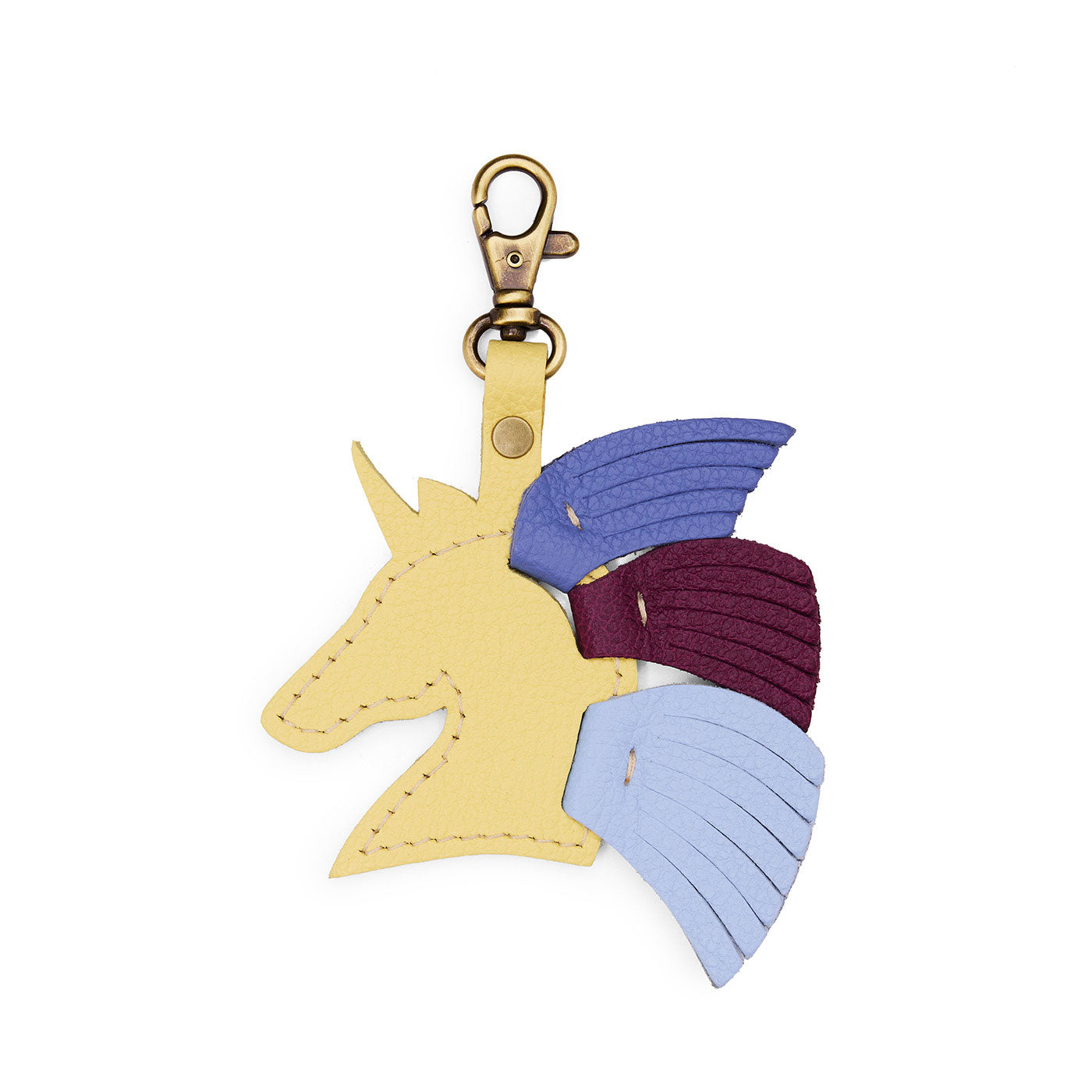 Portland Leather Goods Unicorn Keychain
