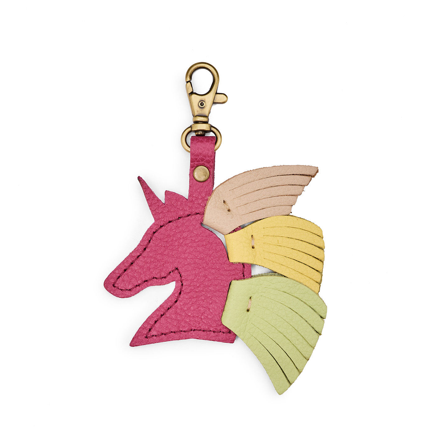 Portland Leather Goods Unicorn Keychain