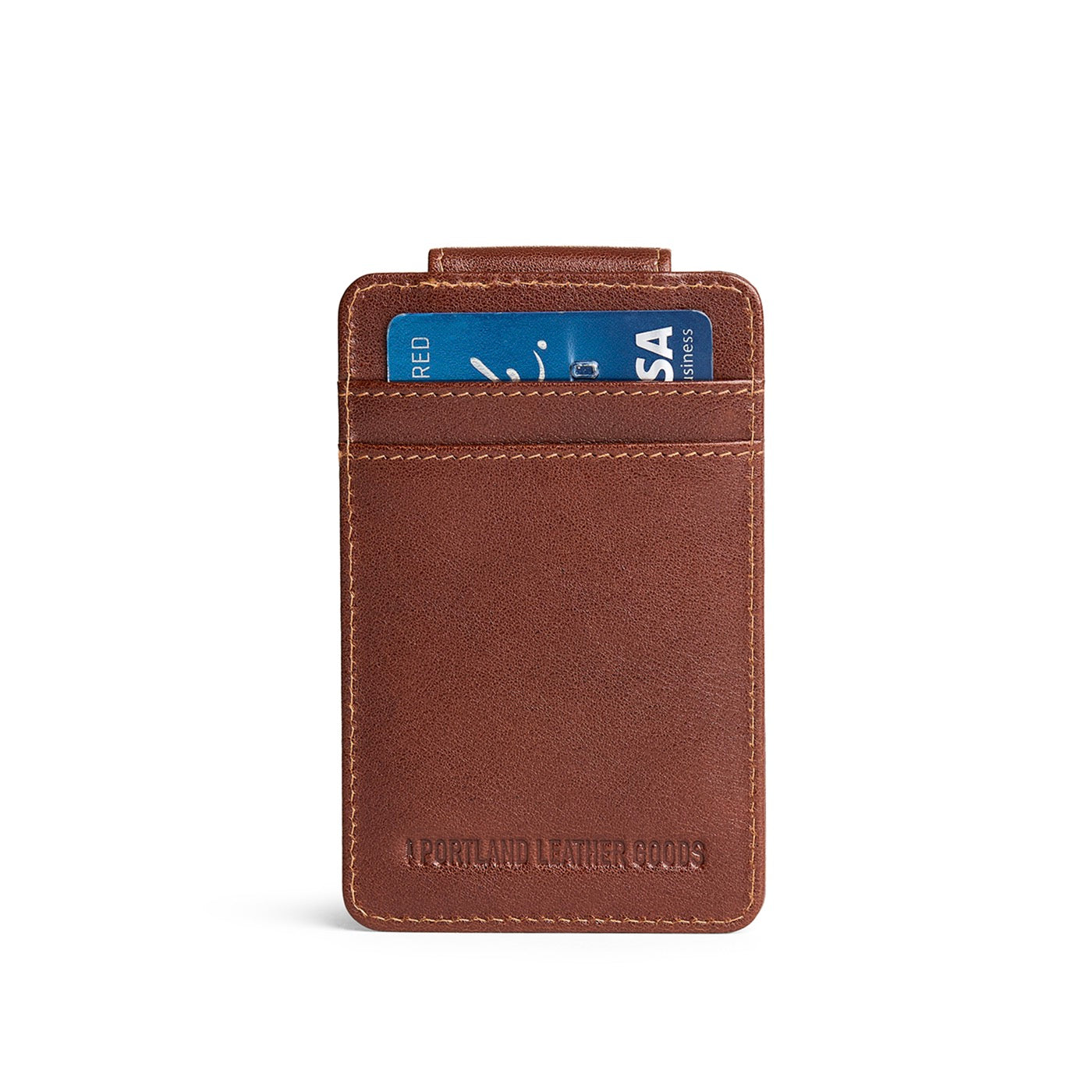 Portland Leather Goods Varsity Card Holder