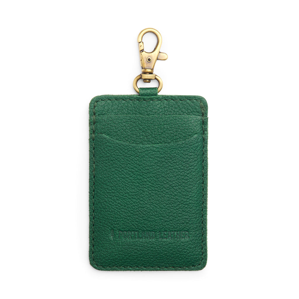 Portland Leather Goods Vertical Lanyard Card Holder