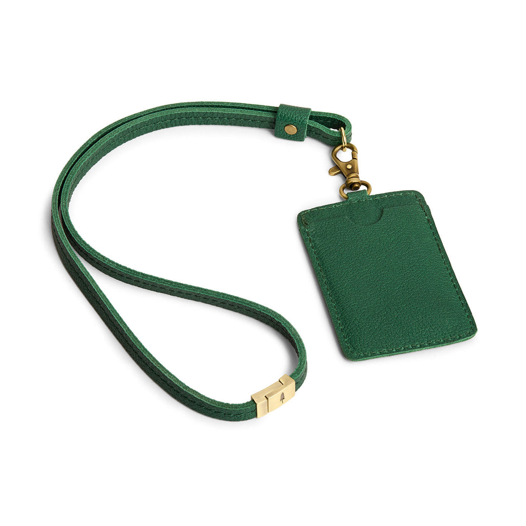 Portland Leather Goods Vertical Lanyard Card Holder