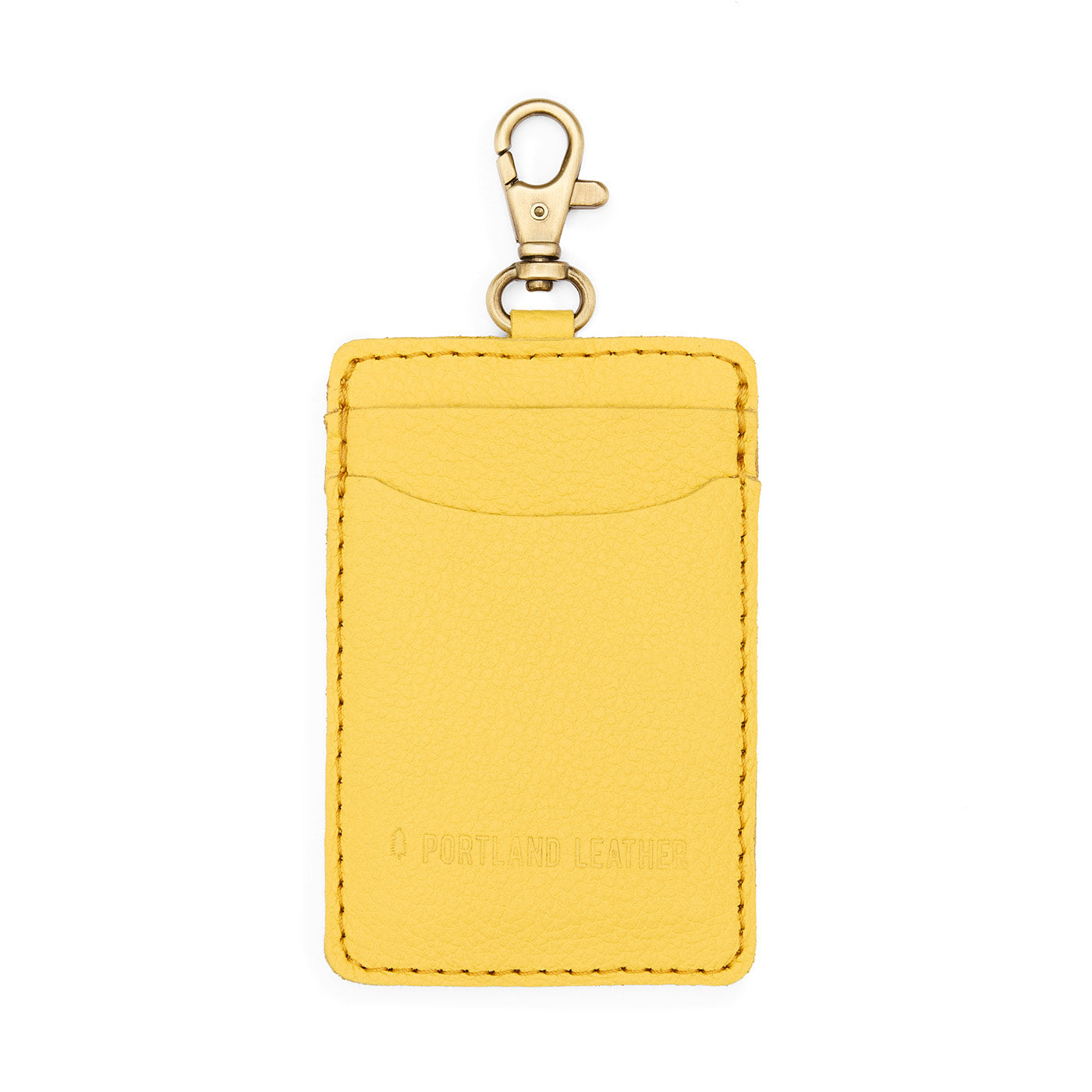 Portland Leather Goods Vertical Lanyard Card Holder
