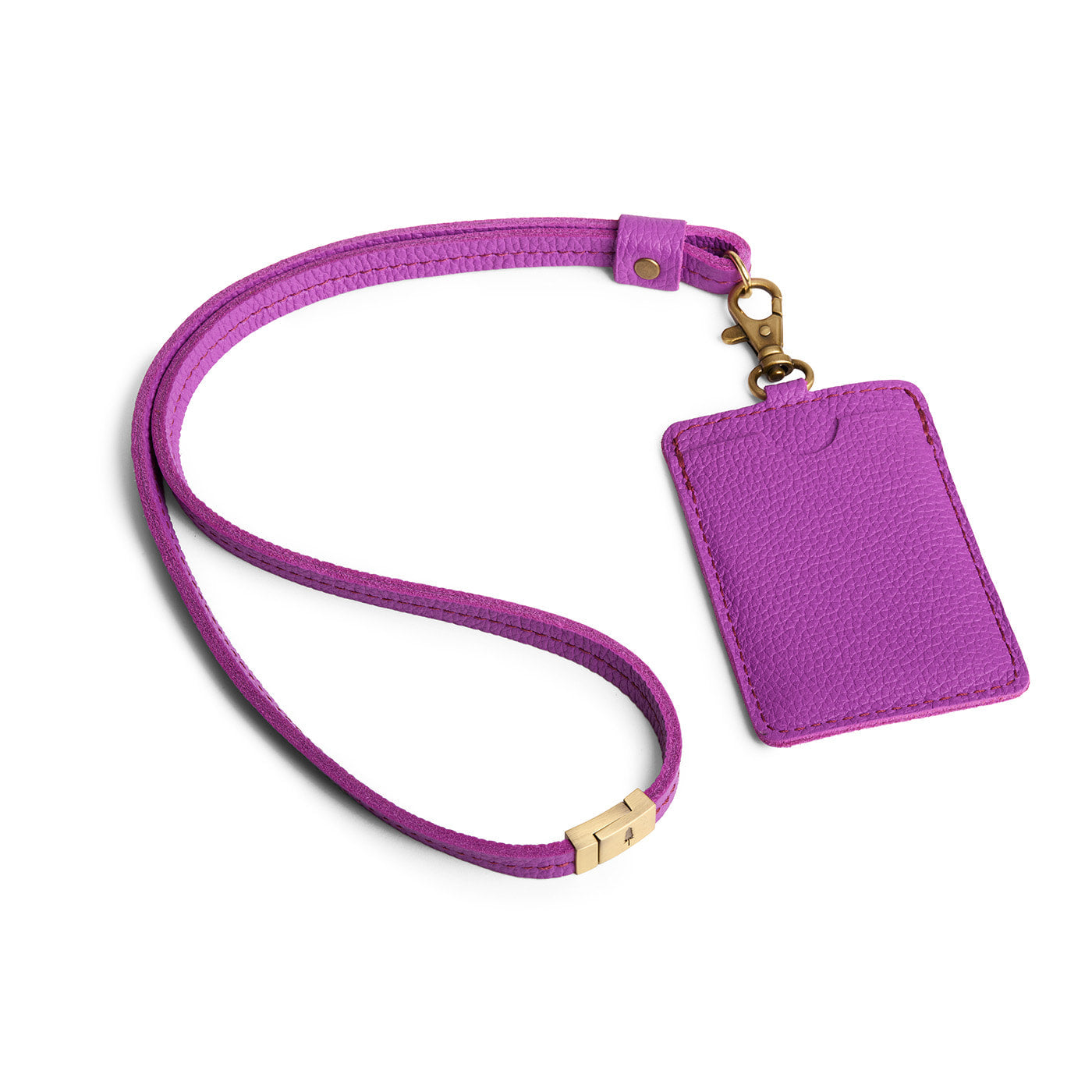 Portland Leather Goods Vertical Lanyard Card Holder