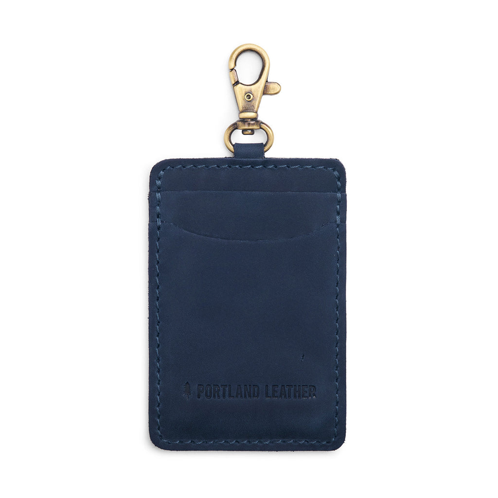 Portland Leather Goods Vertical Lanyard Card Holder