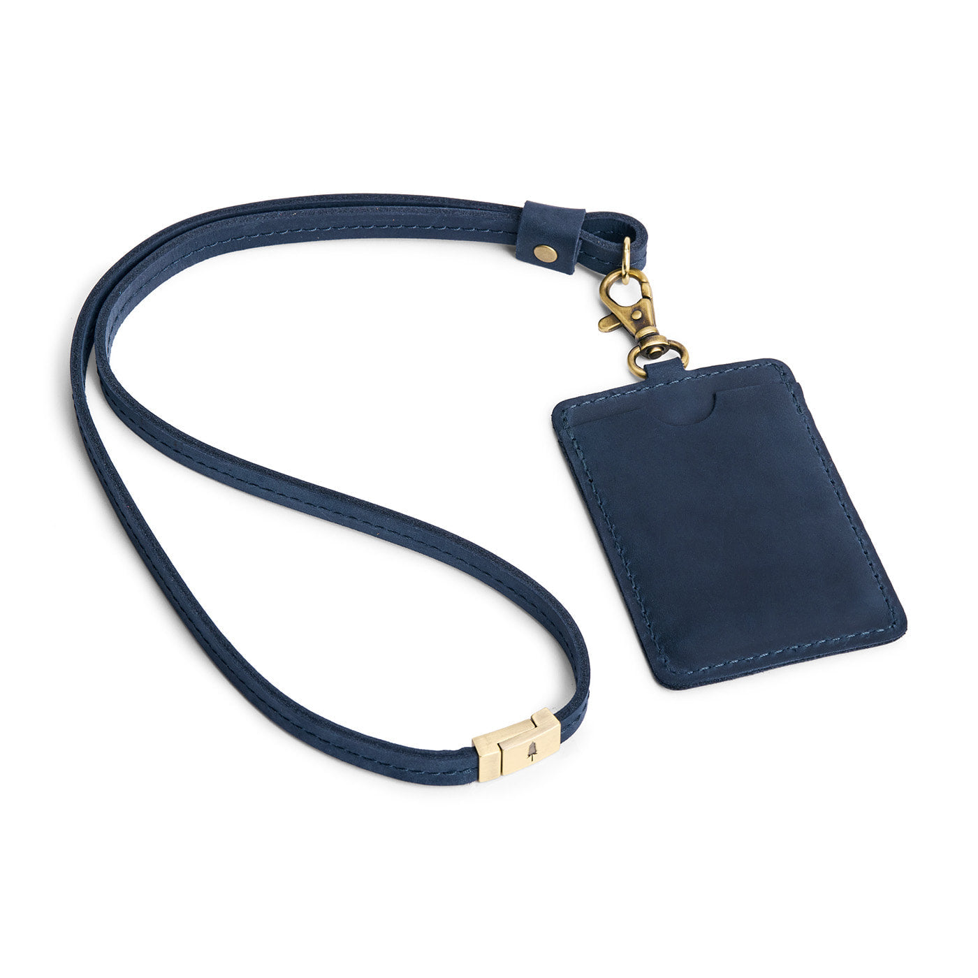 Portland Leather Goods Vertical Lanyard Card Holder