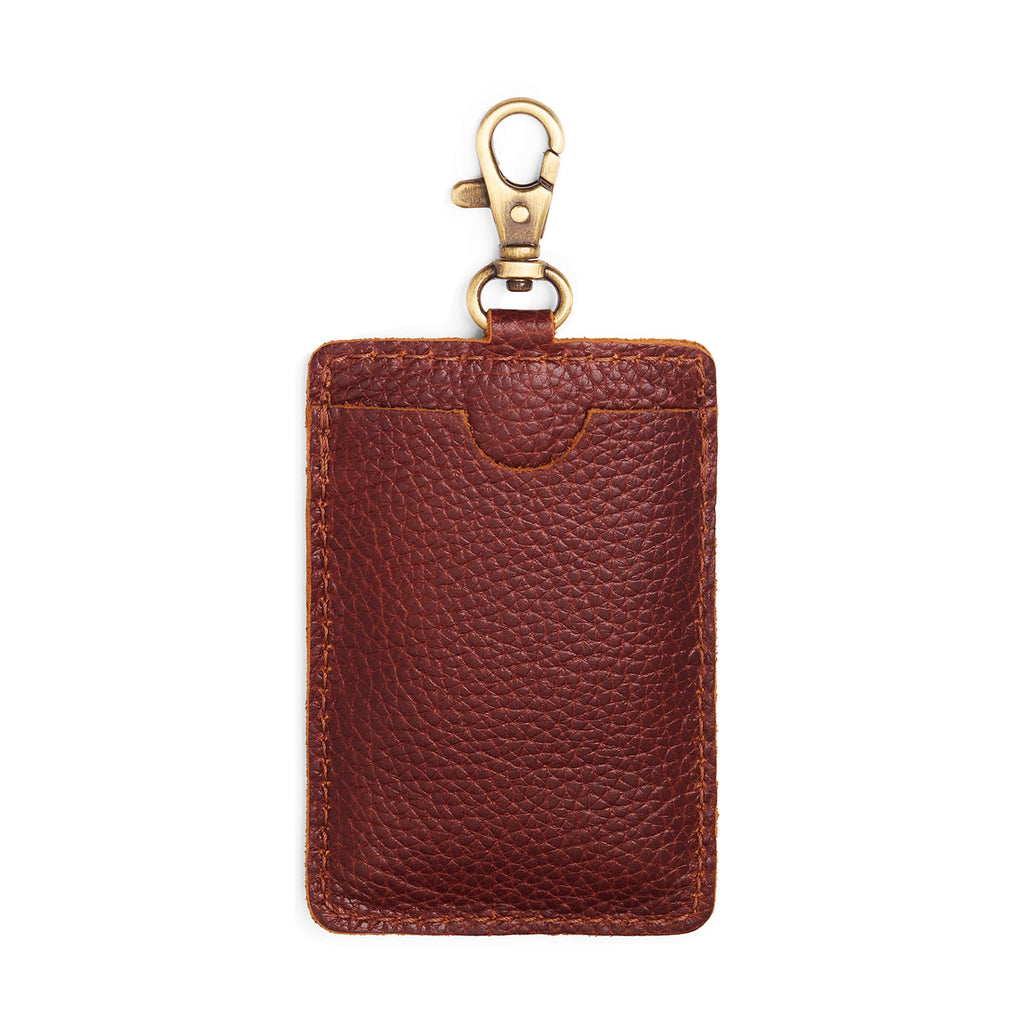 Portland Leather Goods Vertical Lanyard Card Holder