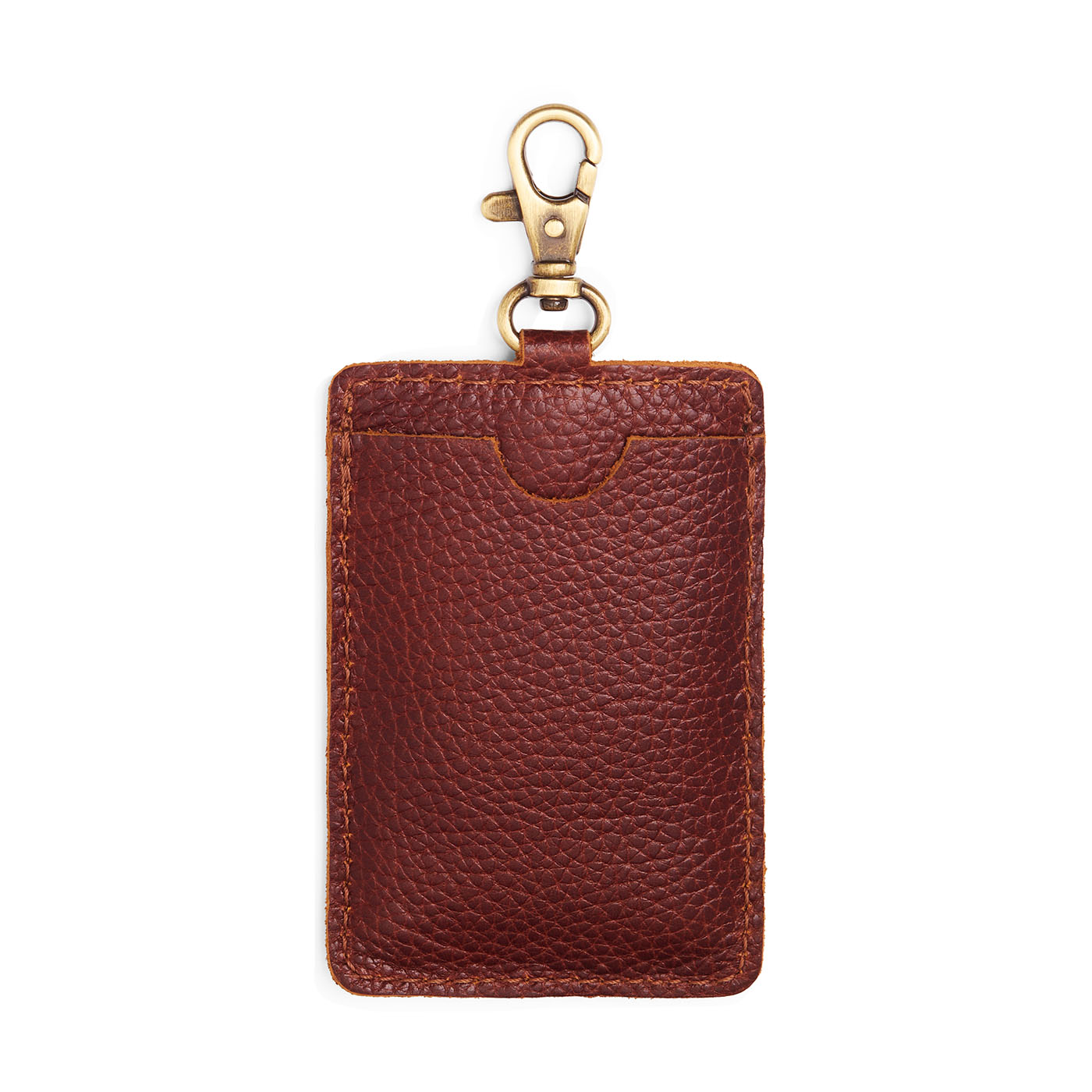 Portland Leather Goods Vertical Lanyard Card Holder