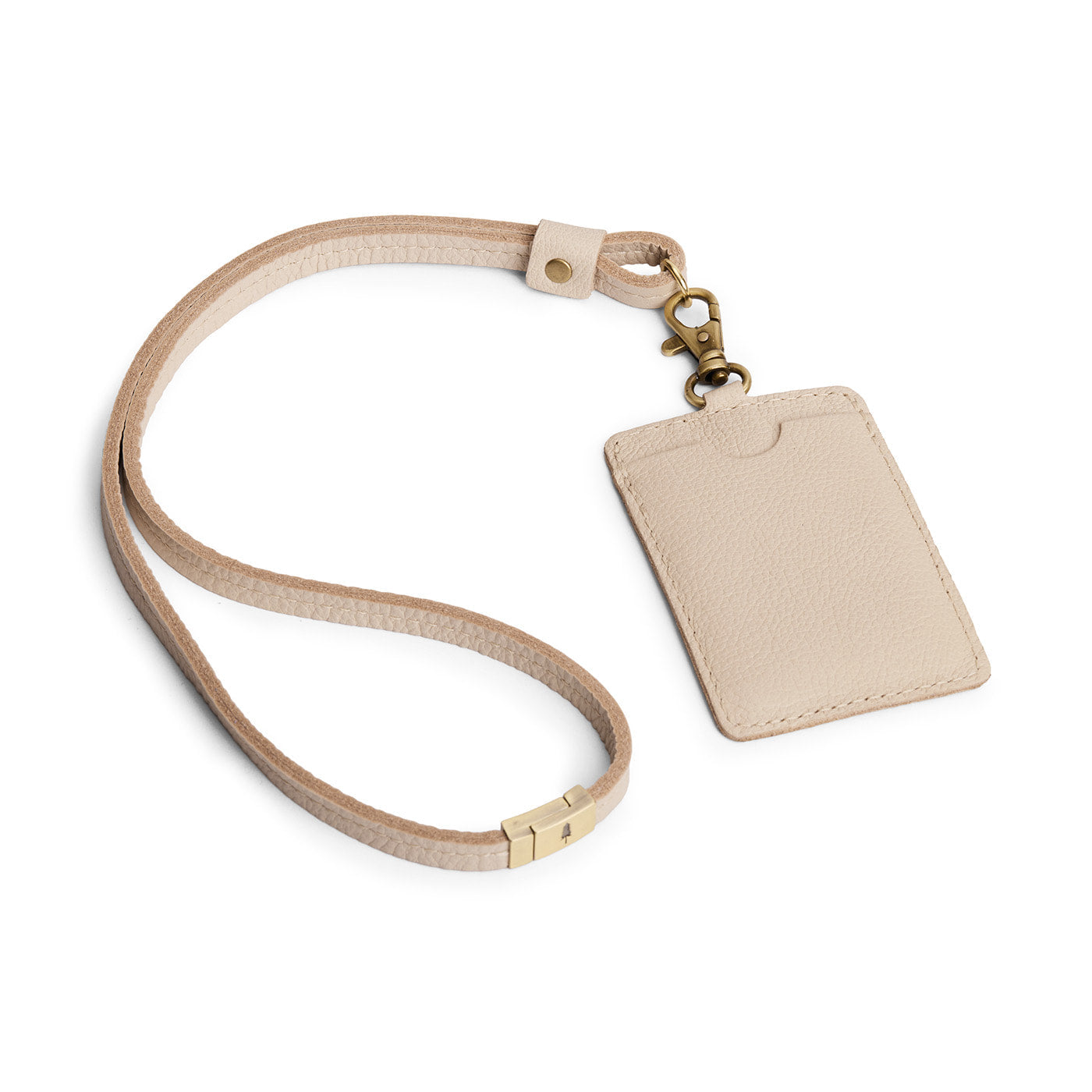 Portland Leather Goods Vertical Lanyard Card Holder