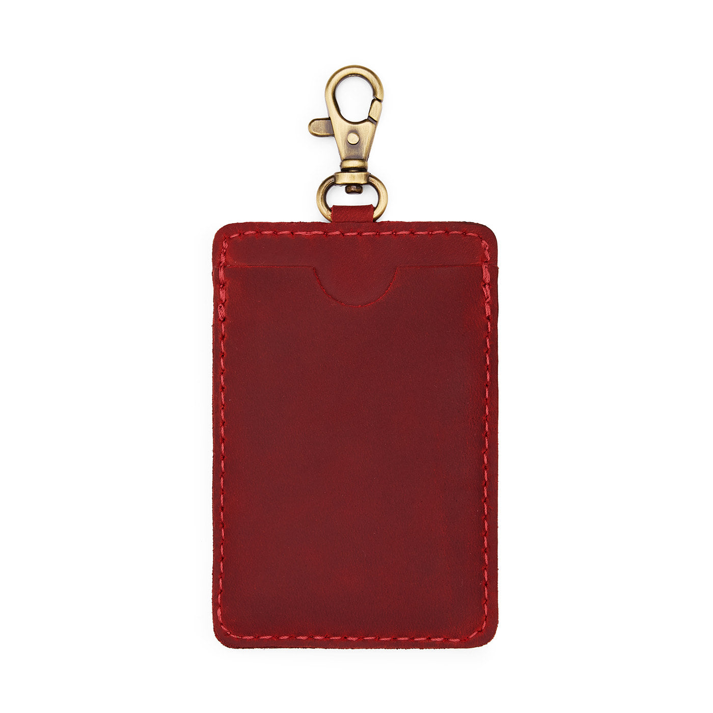 Portland Leather Goods Vertical Lanyard Card Holder
