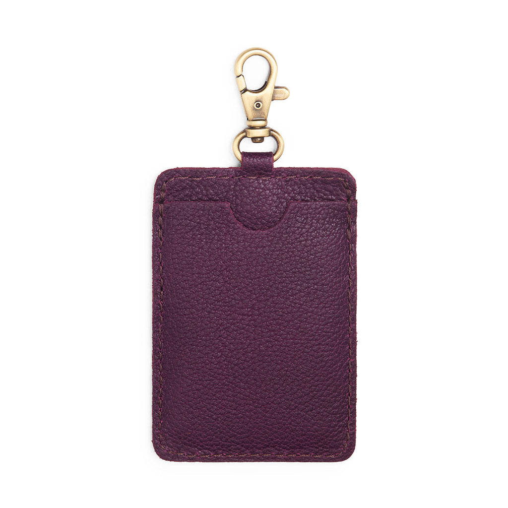 Portland Leather Goods Vertical Lanyard Card Holder