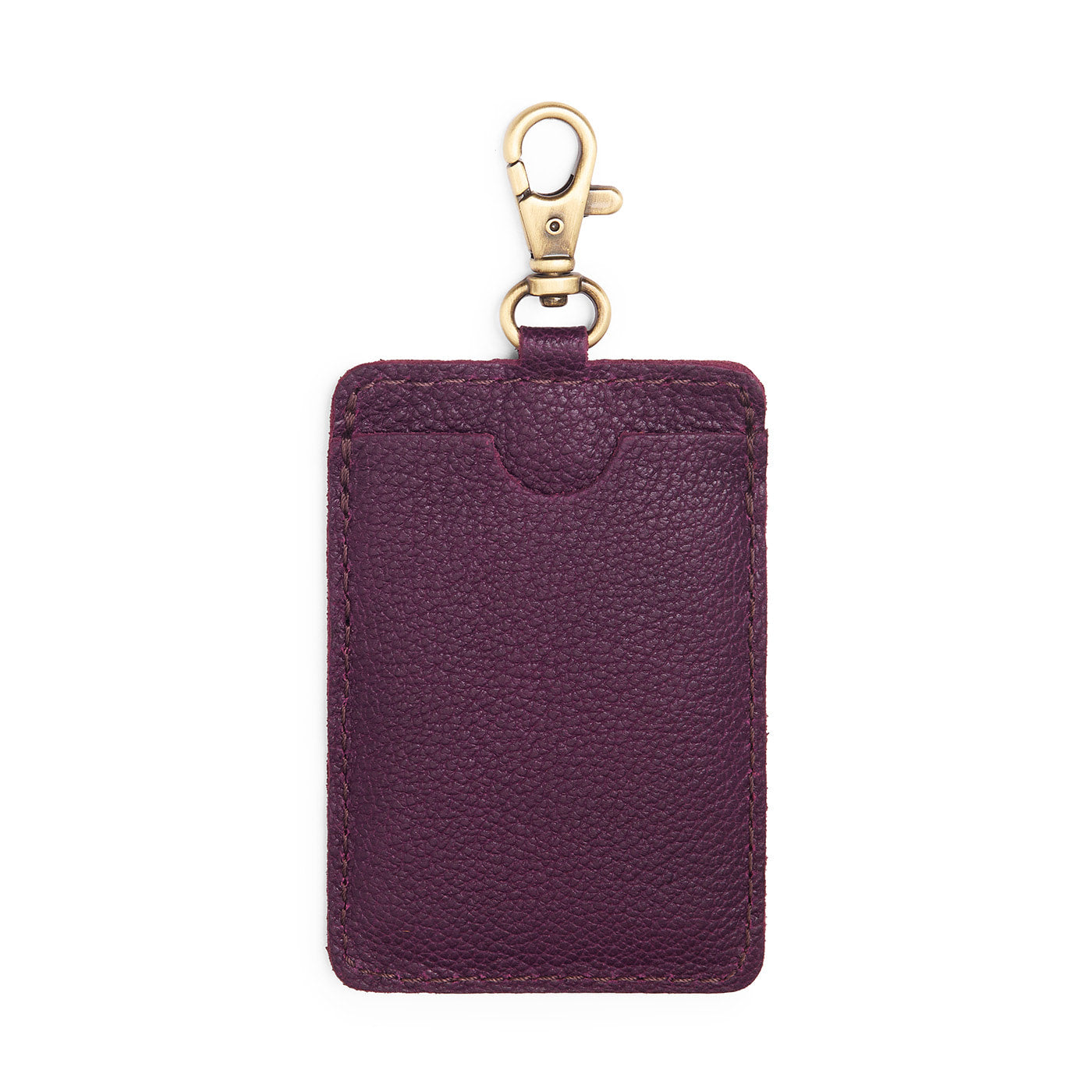 Portland Leather Goods Vertical Lanyard Card Holder