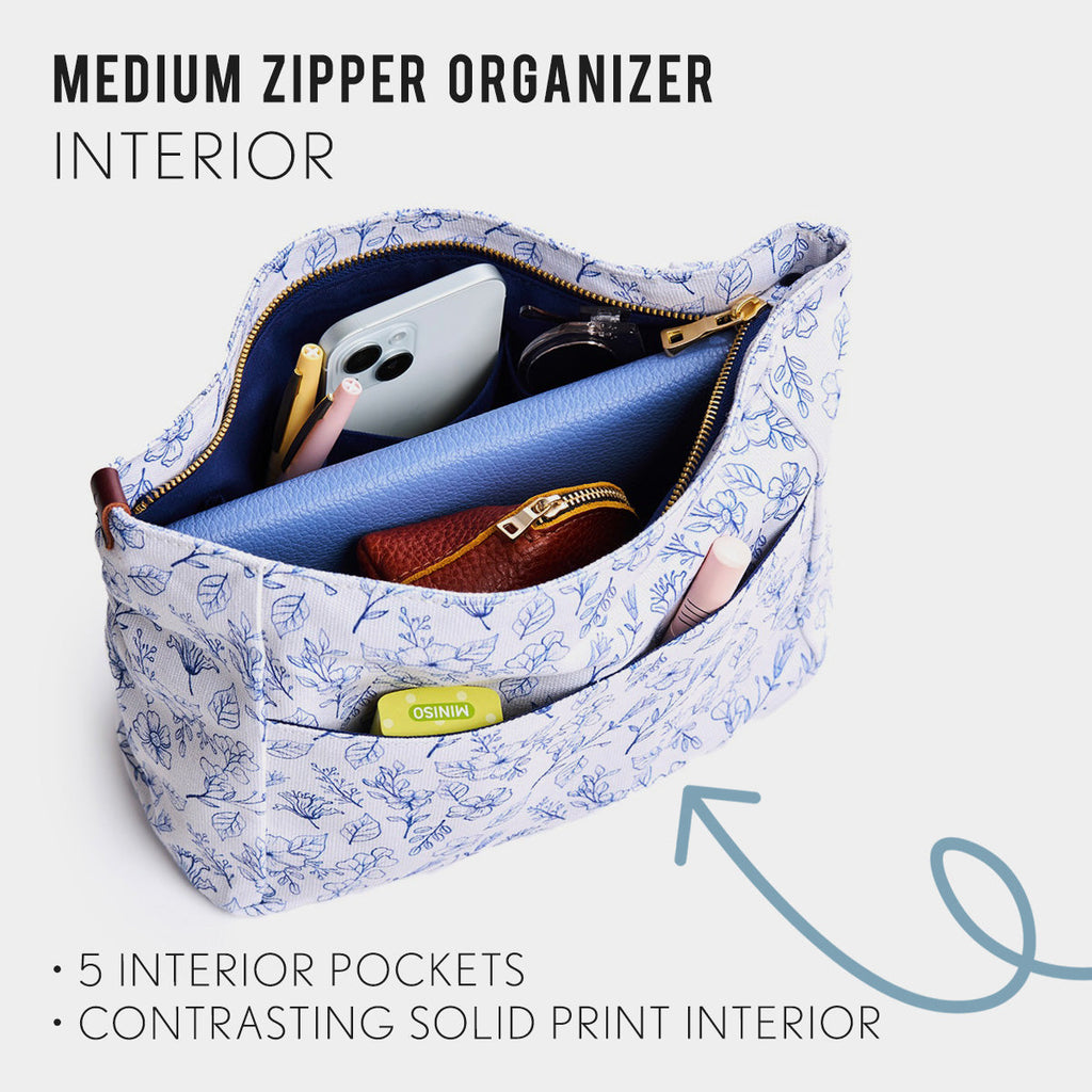 Portland Leather Goods Printed Canvas Purse Organizer