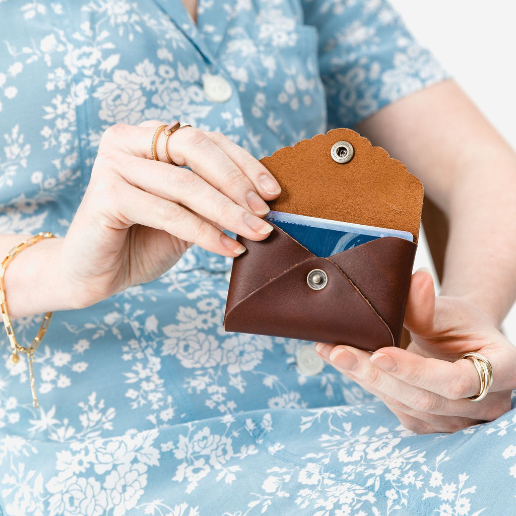 Portland Leather Goods Mini Daisy Wallet