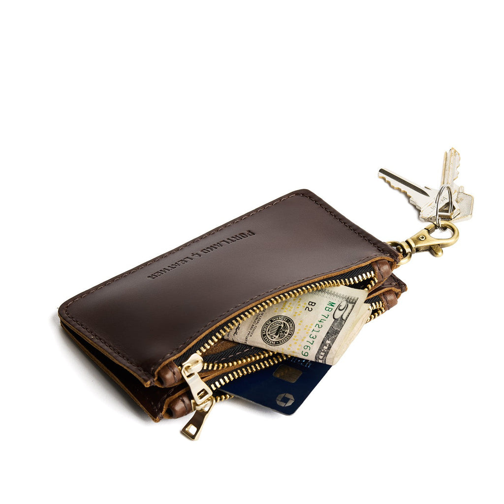 Portland Leather Goods Zip-Zap Duo Wallet