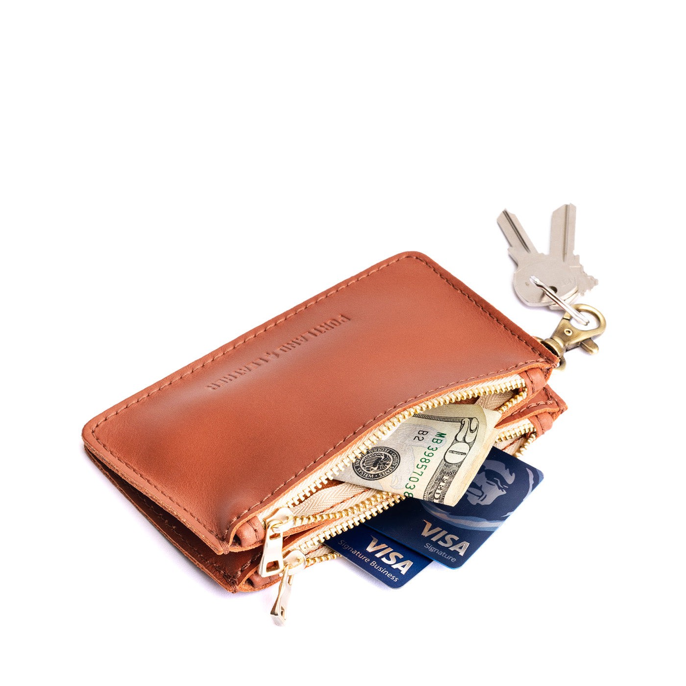 Portland Leather Goods Zip-Zap Duo Wallet