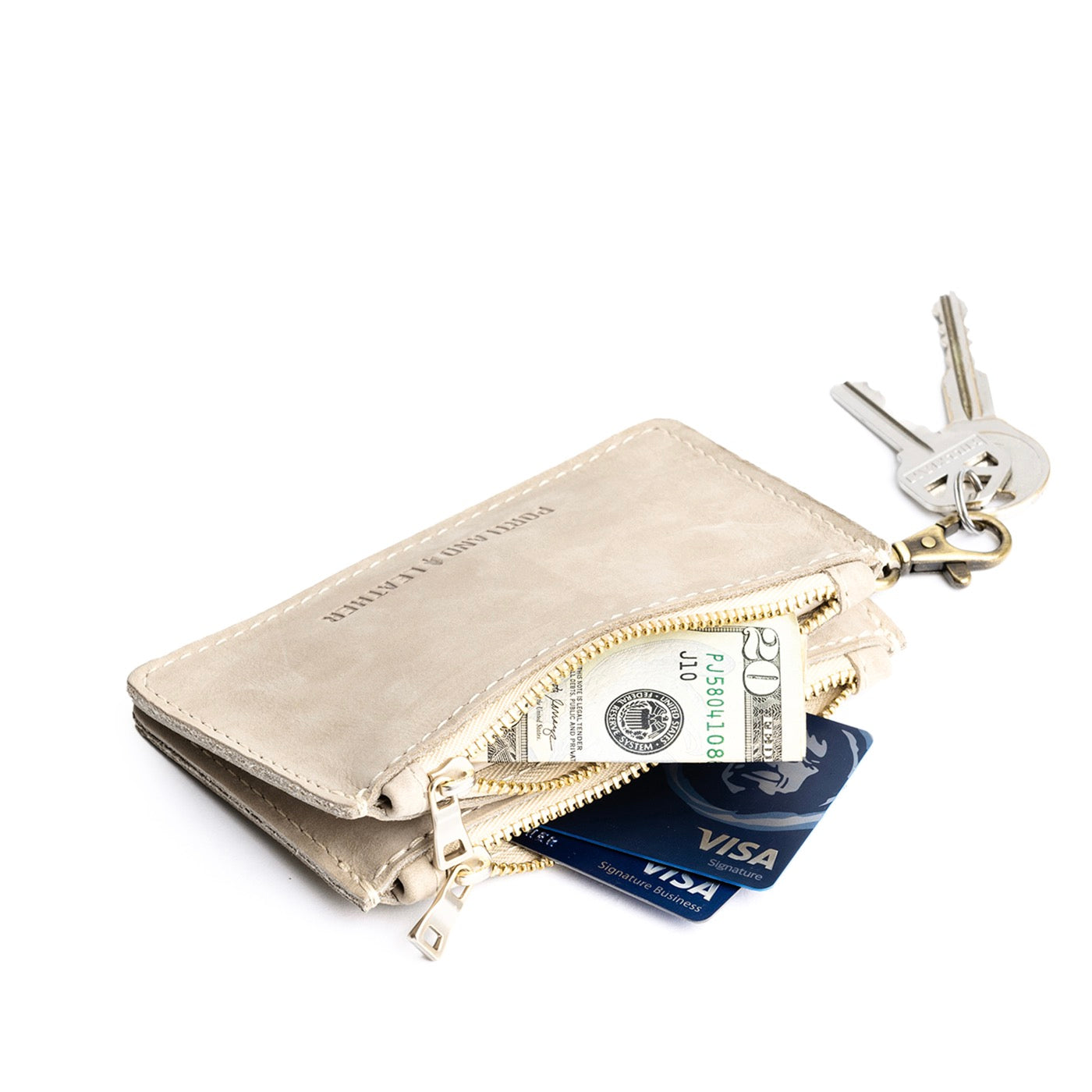 Portland Leather Goods Zip-Zap Duo Wallet