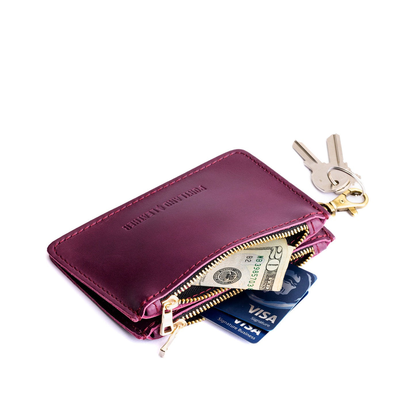 Portland Leather Goods Zip-Zap Duo Wallet