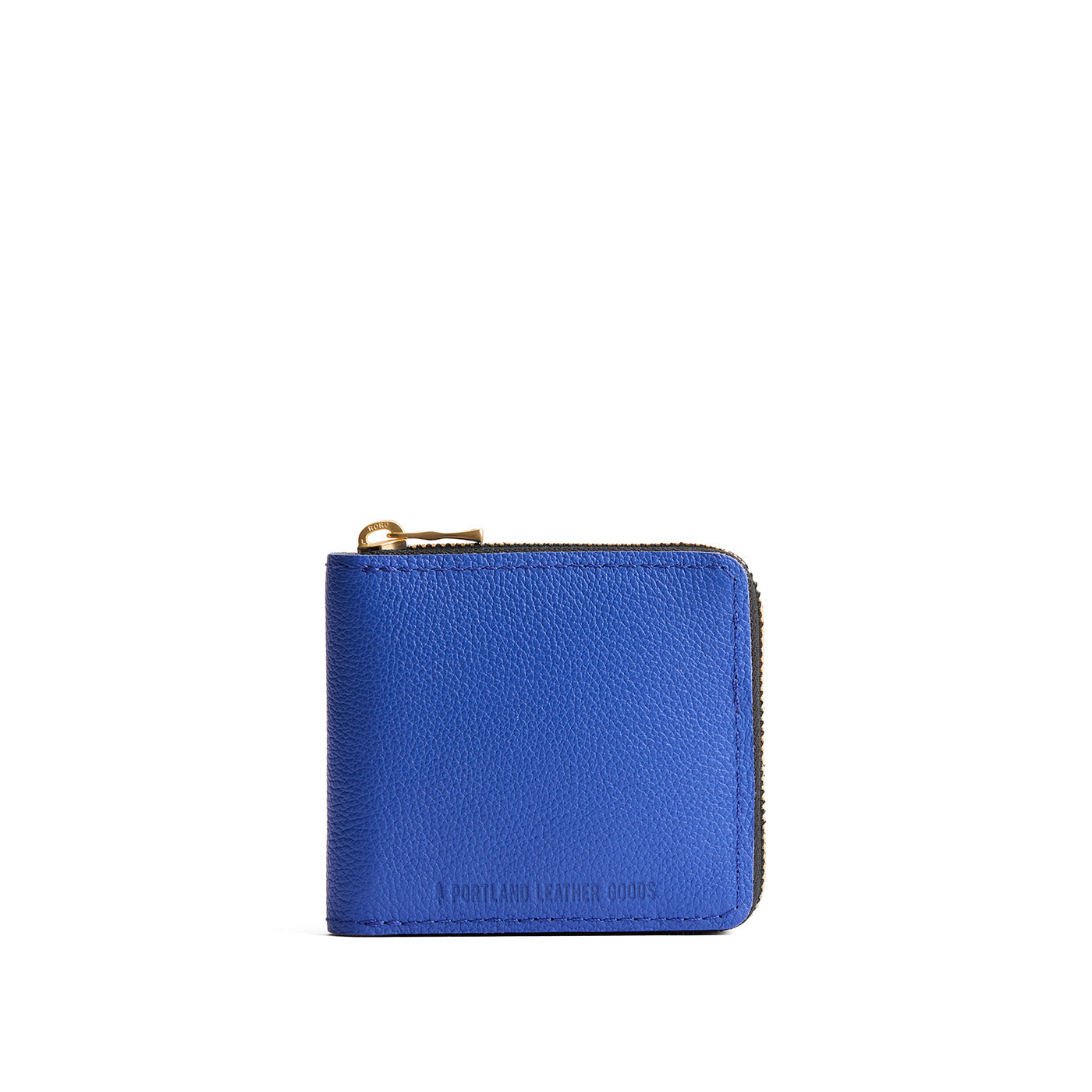 Portland Leather Goods Small Zipper Bifold Wallet