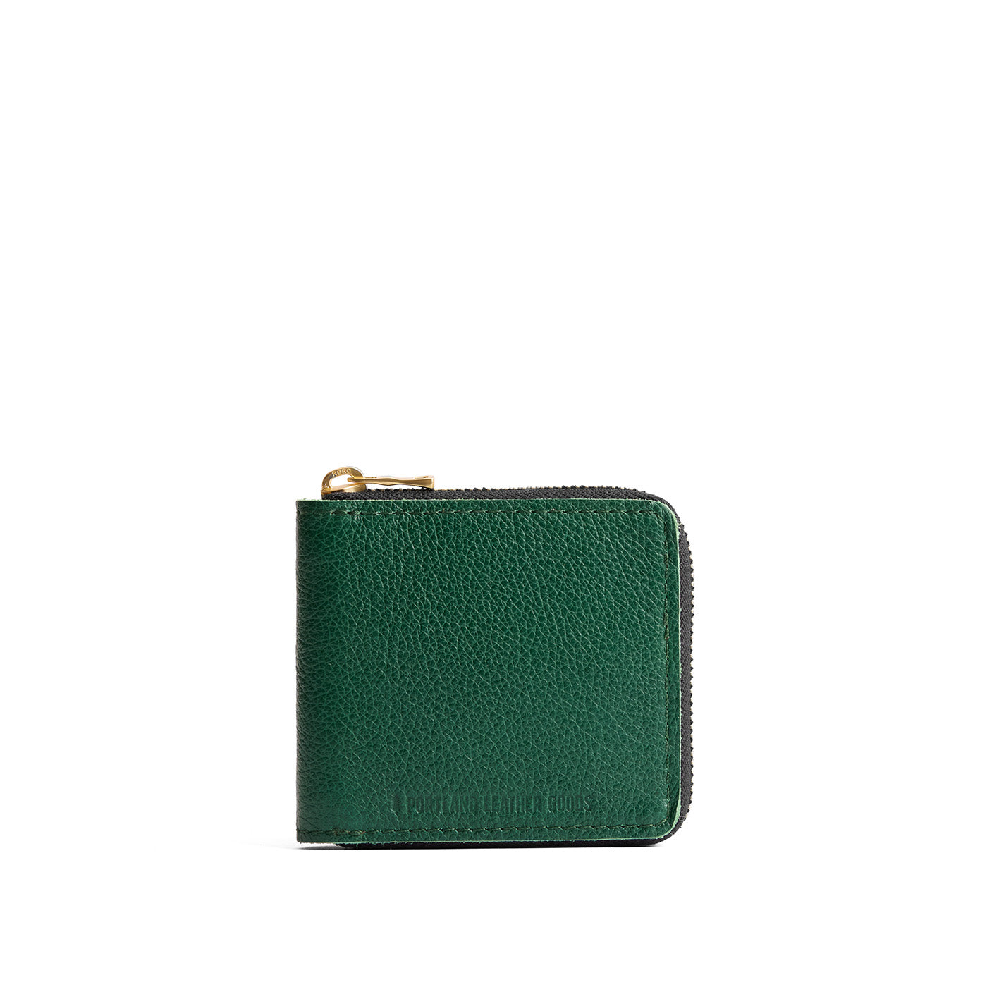 Portland Leather Goods Small Zipper Bifold Wallet