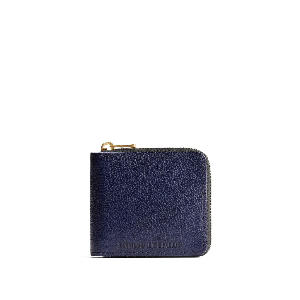Portland Leather Goods Small Zipper Bifold Wallet