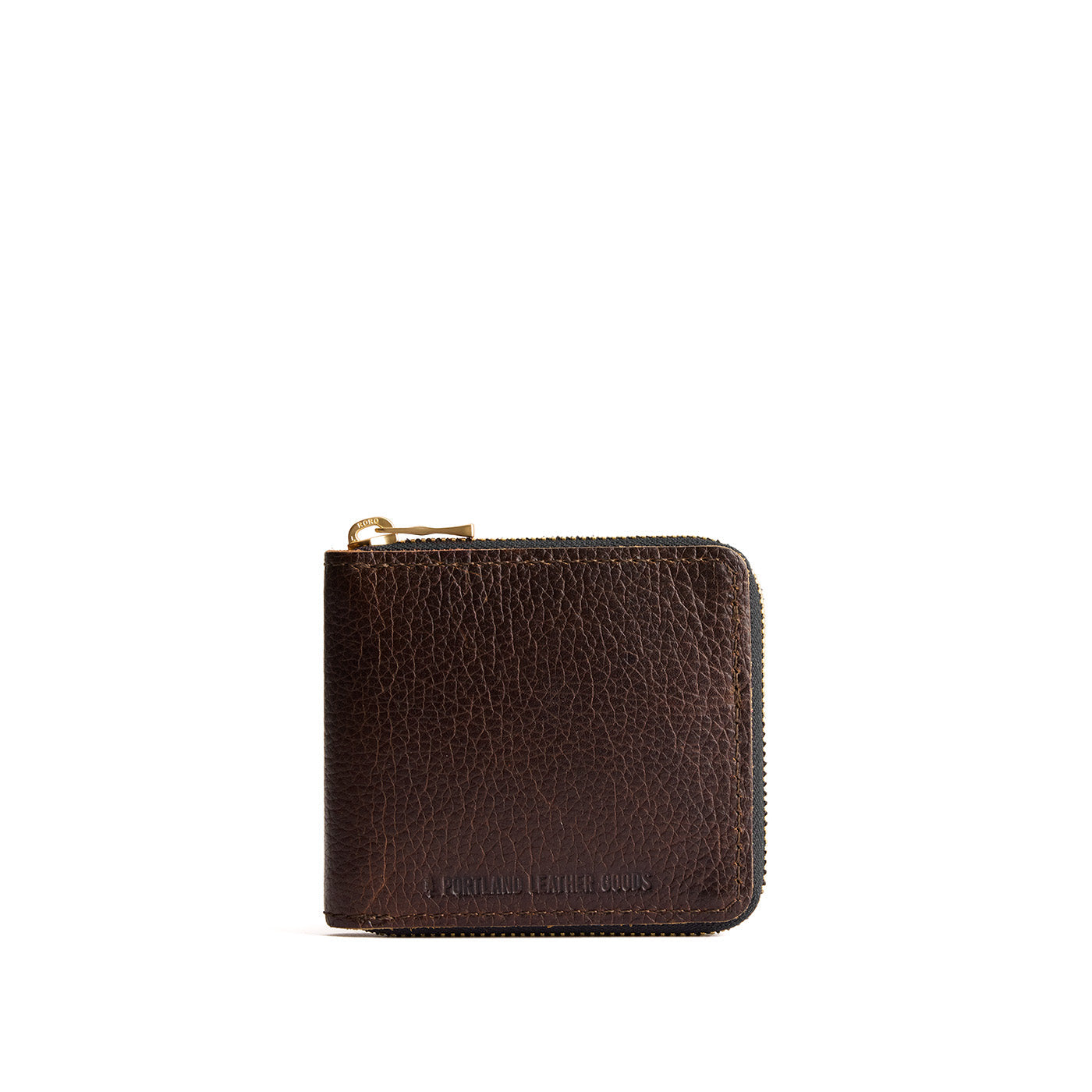 Portland Leather Goods Small Zipper Bifold Wallet
