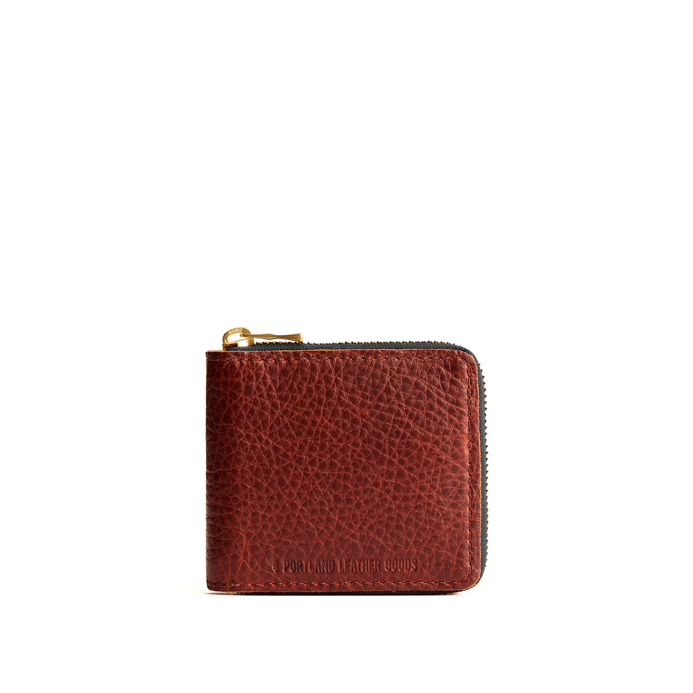Portland Leather Goods Small Zipper Bifold Wallet