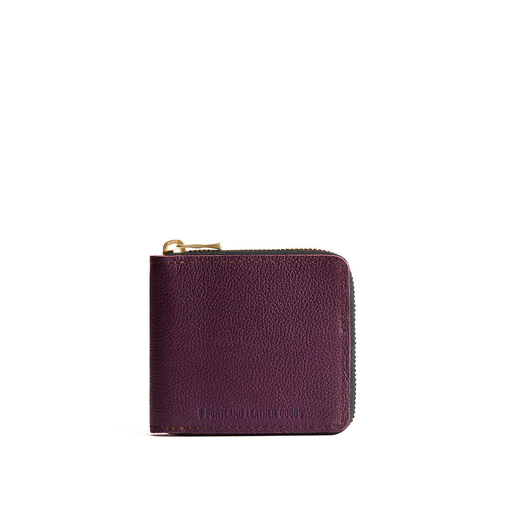 Portland Leather Goods Small Zipper Bifold Wallet