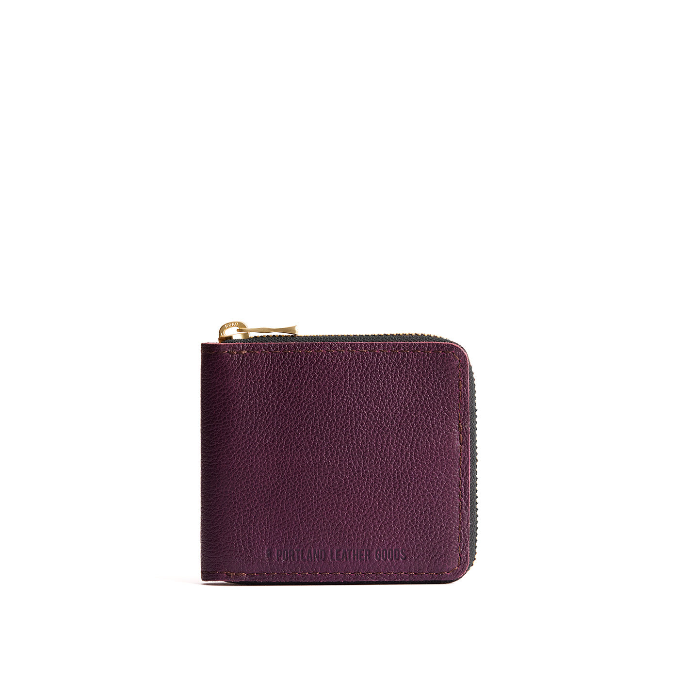 Portland Leather Goods Small Zipper Bifold Wallet
