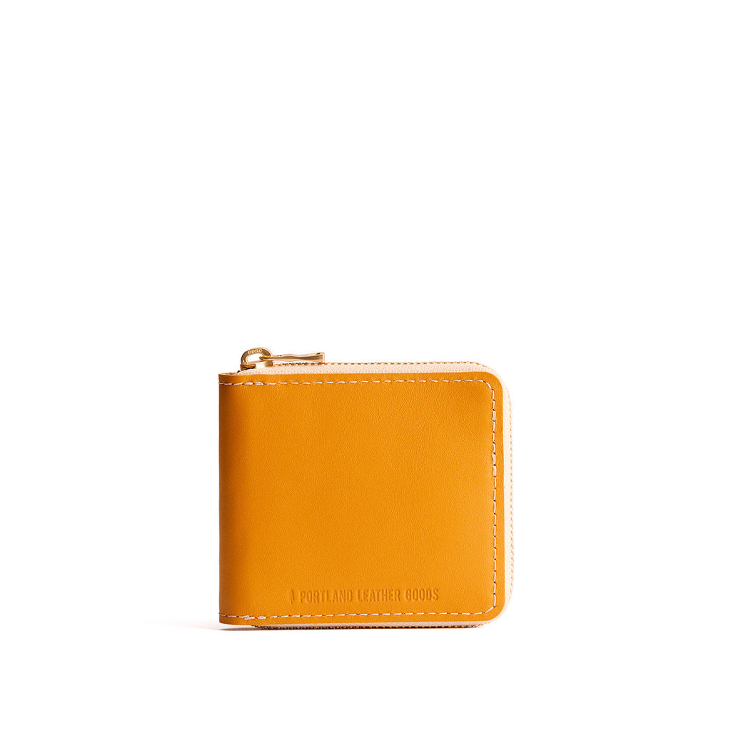 Portland Leather Goods Small Zipper Bifold Wallet