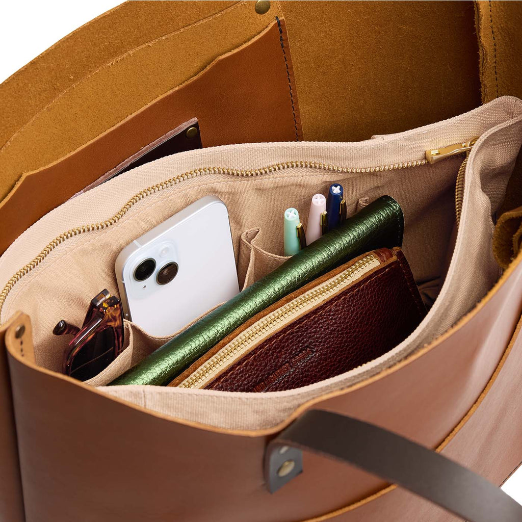 Portland Leather Goods Canvas Purse Organizer
